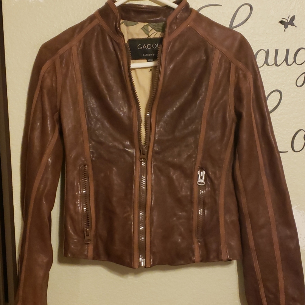 Leather jacket